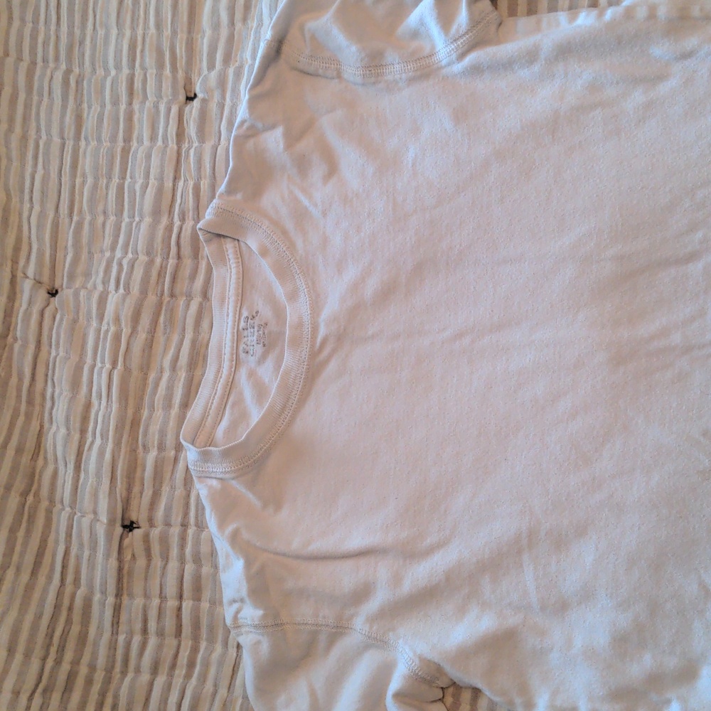 Long sleeved white shirt